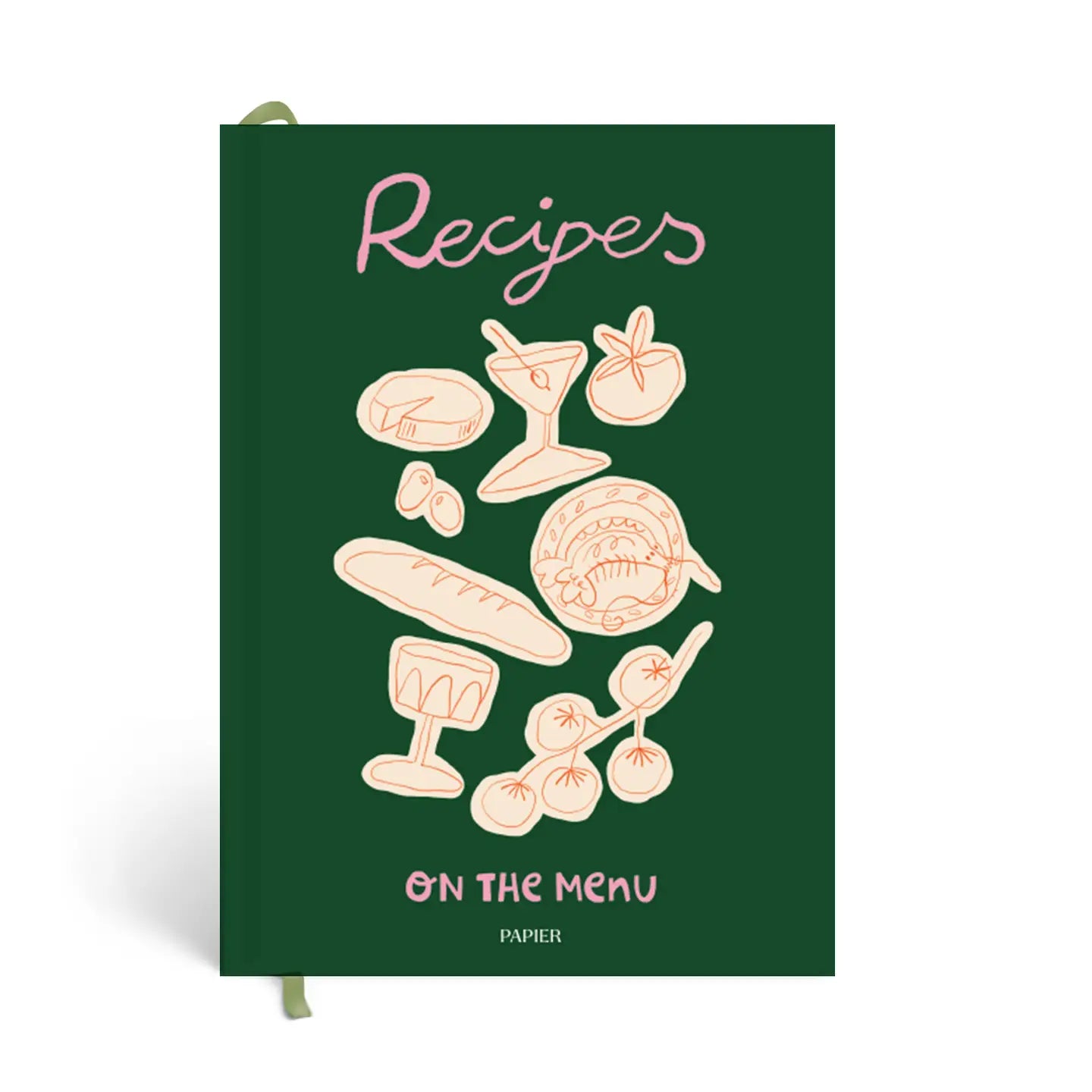 Hardcover Guided Recipe Journal