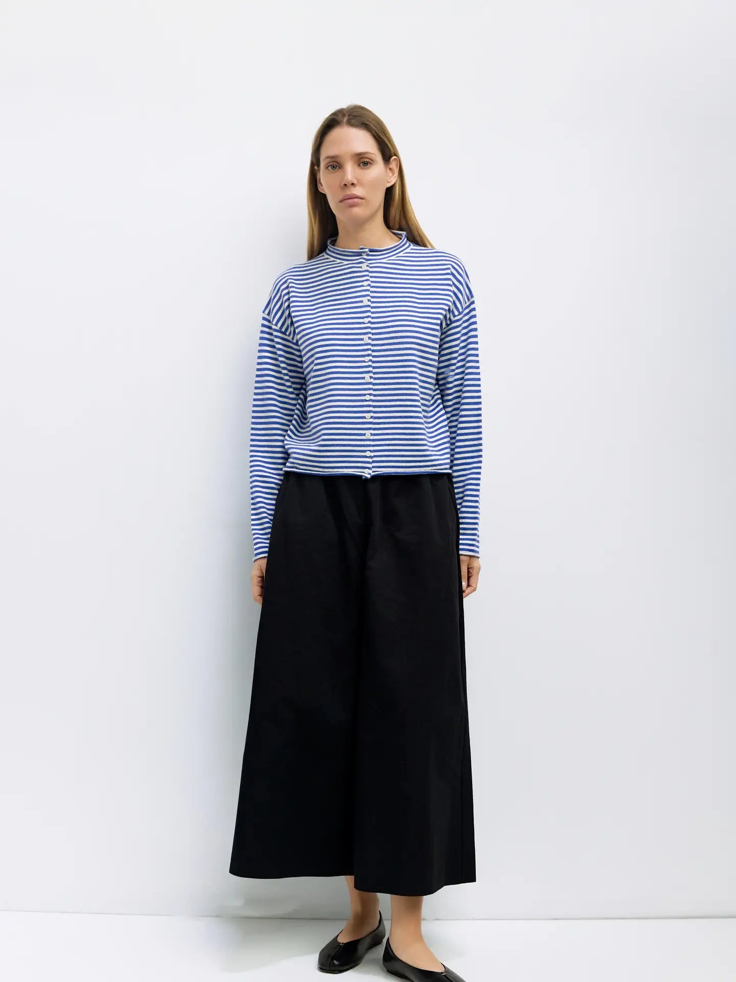 Blue Stripe Elisa Cardigan