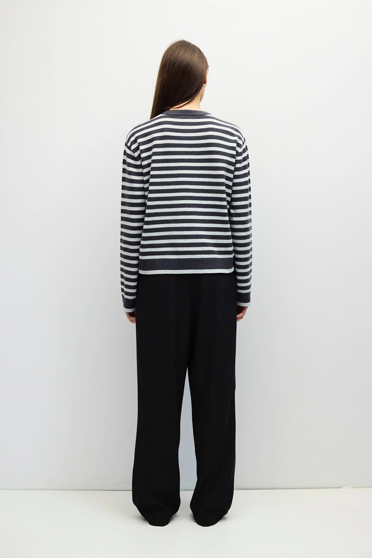 The Klein Sweater | Striped Boyfriend Sweater