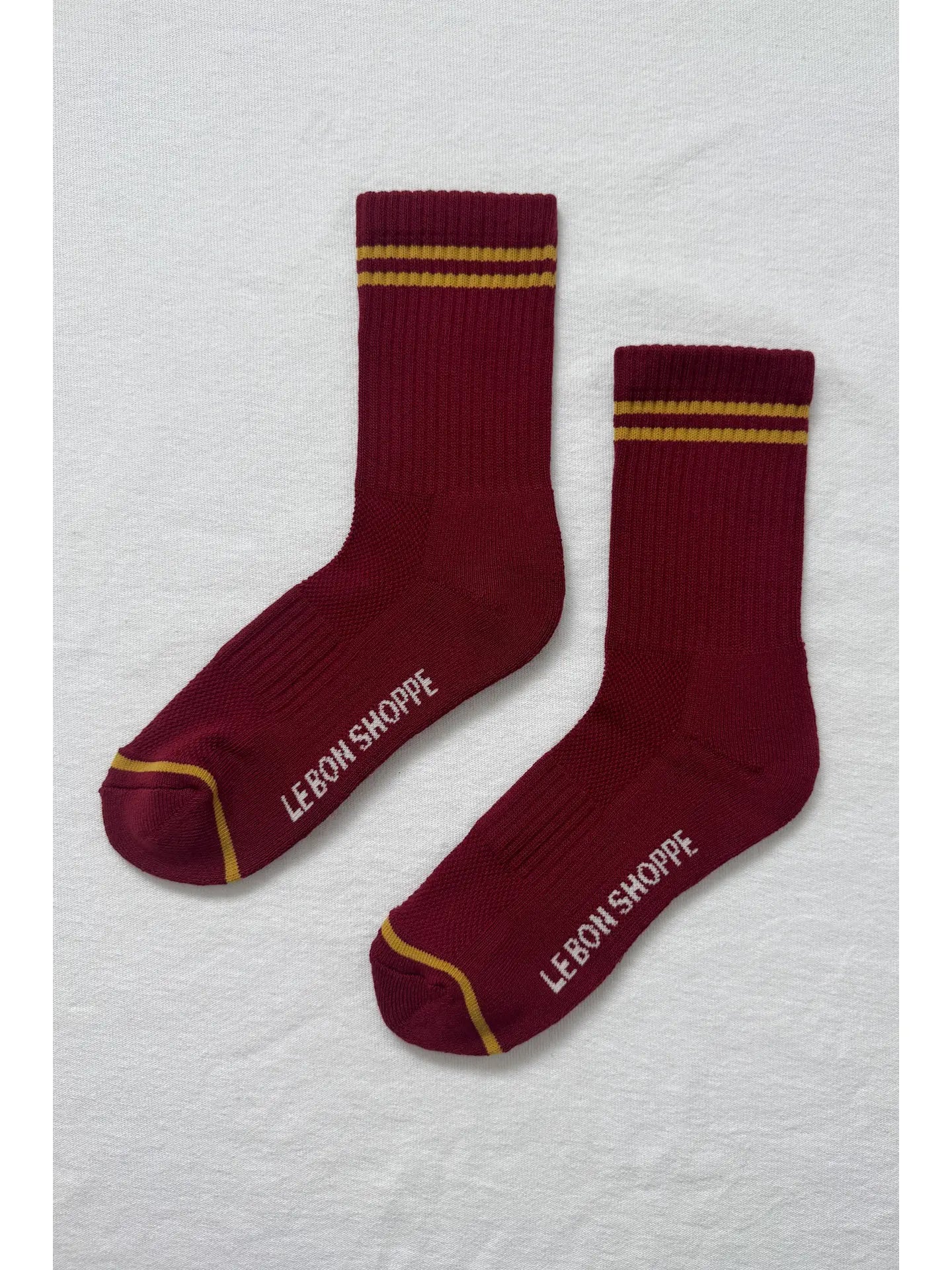 Boyfriend Socks (Cardinal)