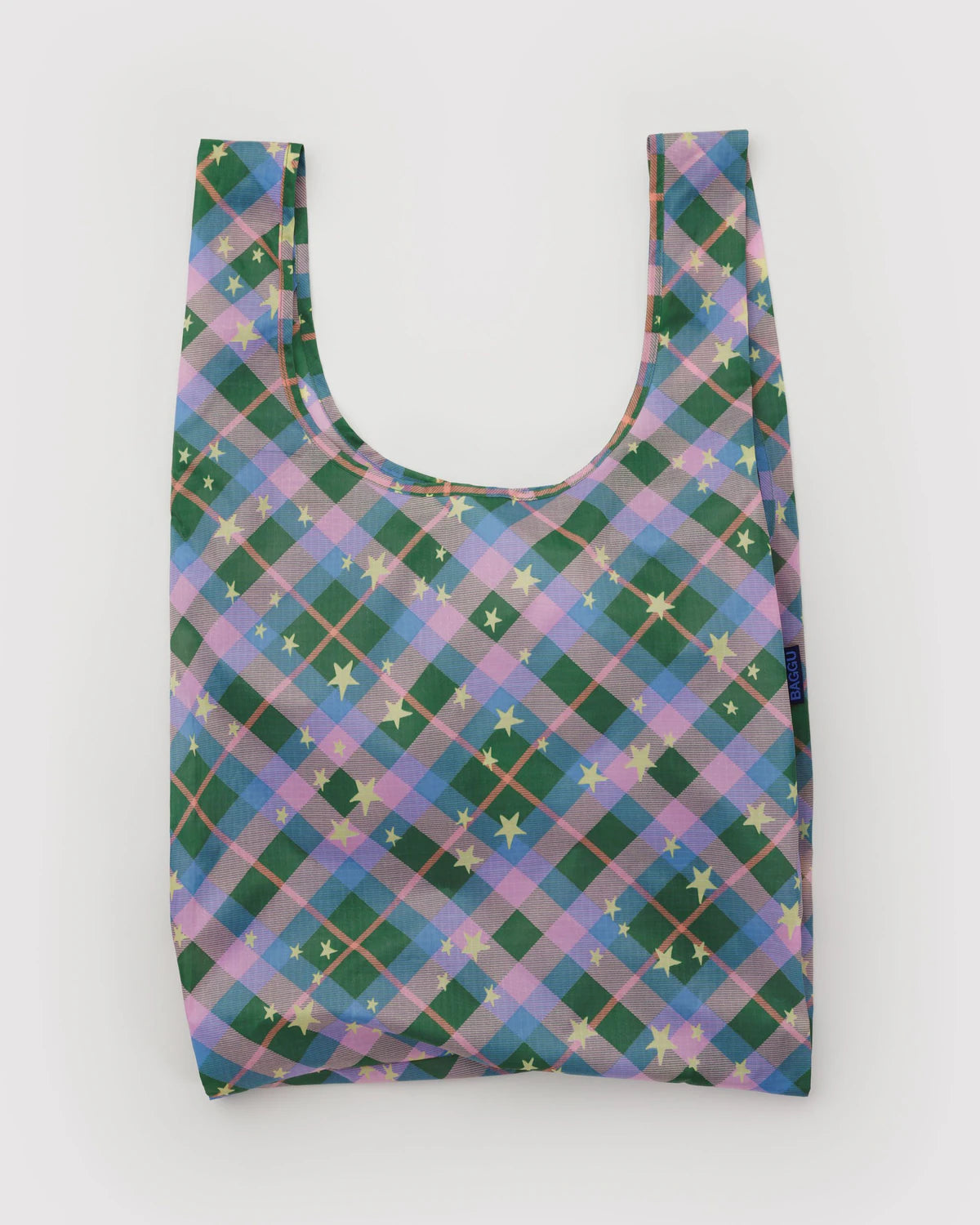 Standard Baggu (Green Star Plaid)