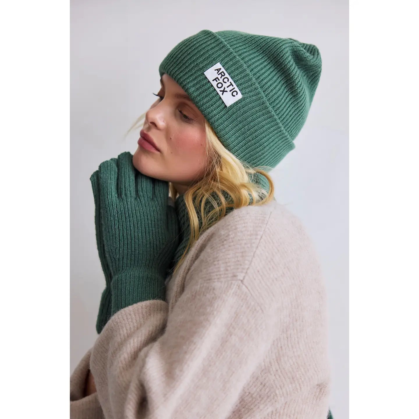 Recycled Bottle Gloves - Forest Fern