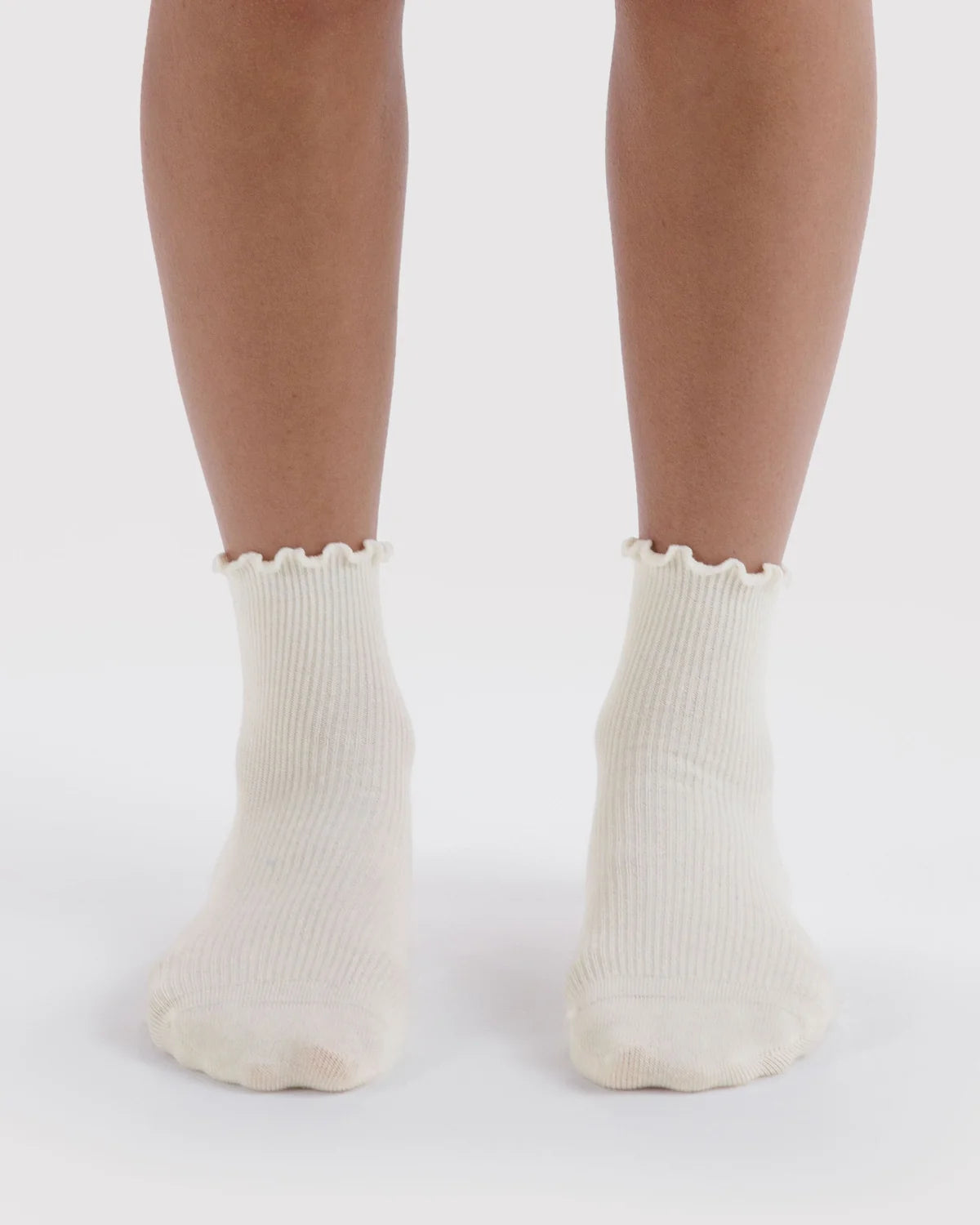 White Ruffle Sock 2-Pack