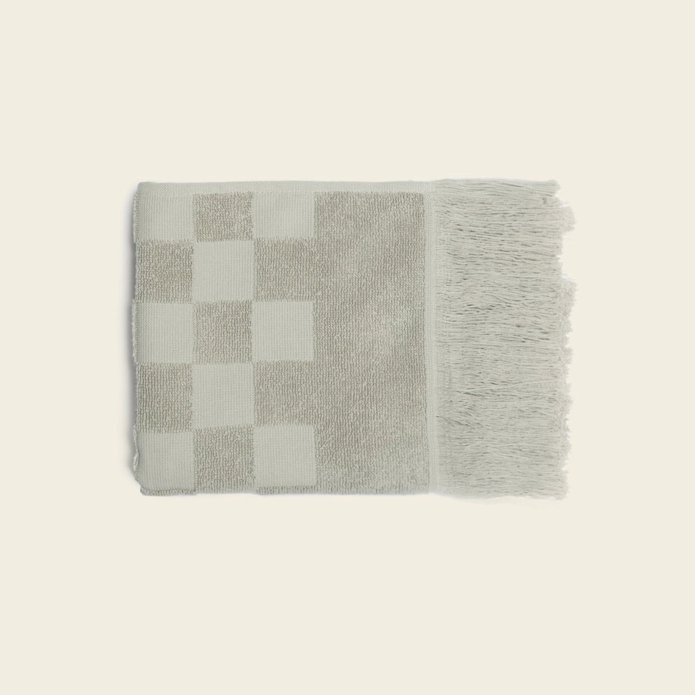 Organic Checkered Hand Towel
