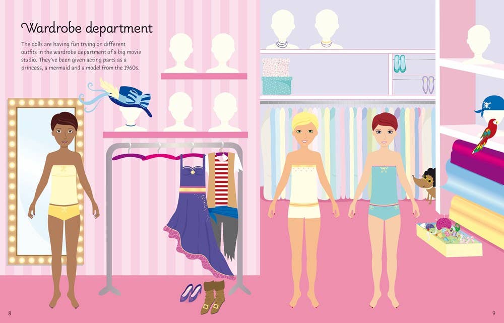 Sticker Dolly Dressing Movie Stars : Usborne