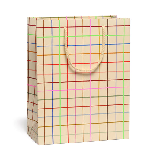 Color Grid Gift Bags