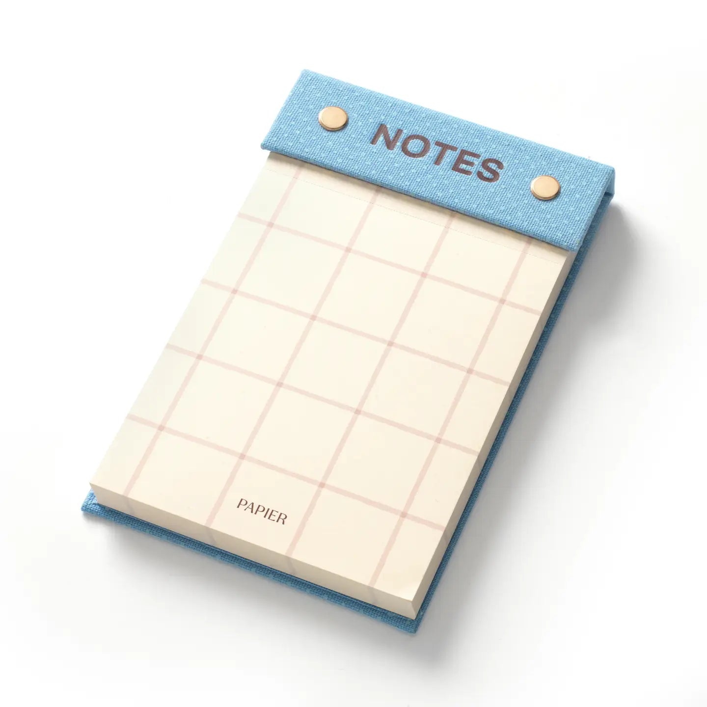 Fabric Hardcover Notepad - Dot & Check