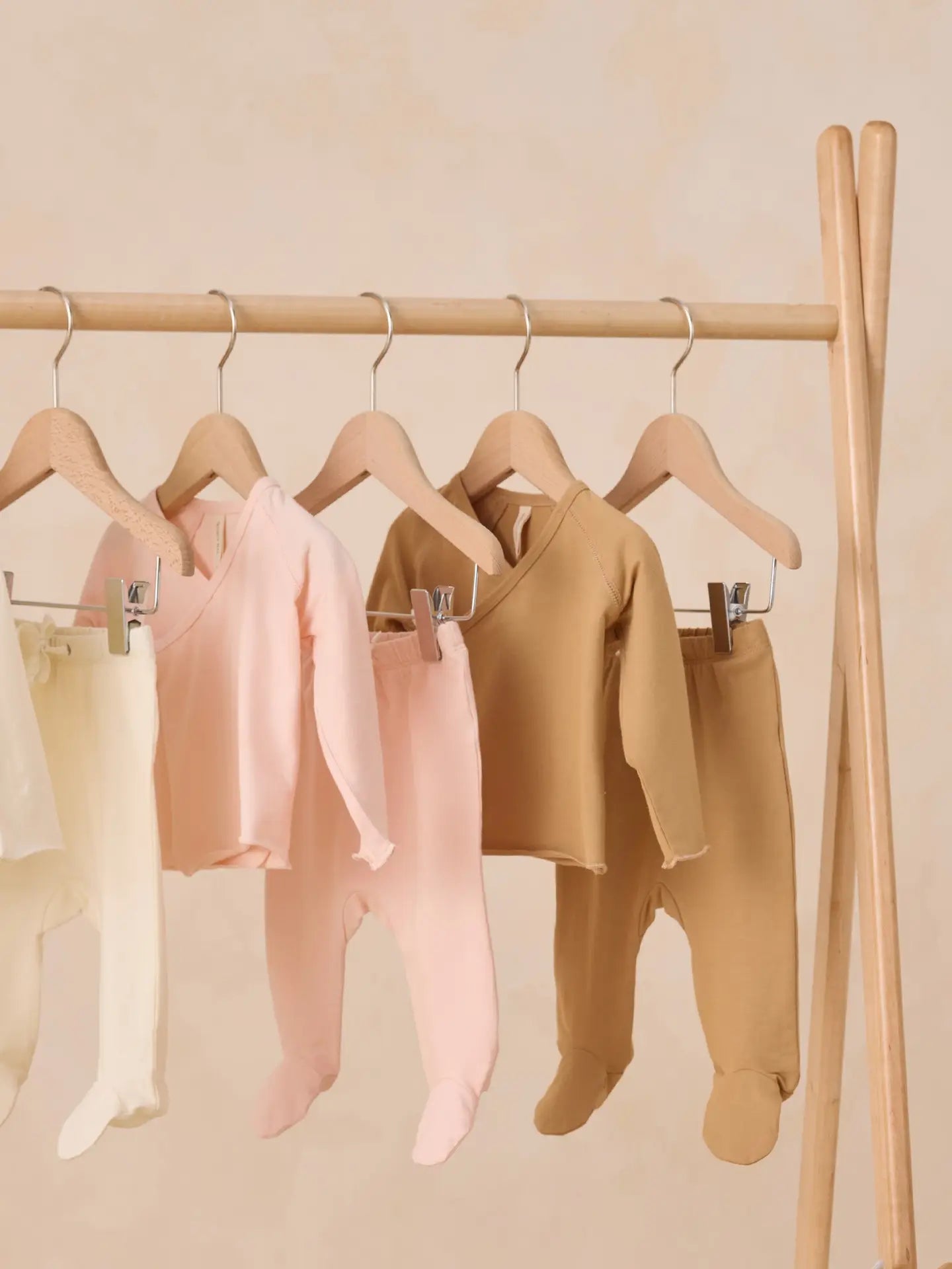 Wrap Top + Footed Pant Set || Petal