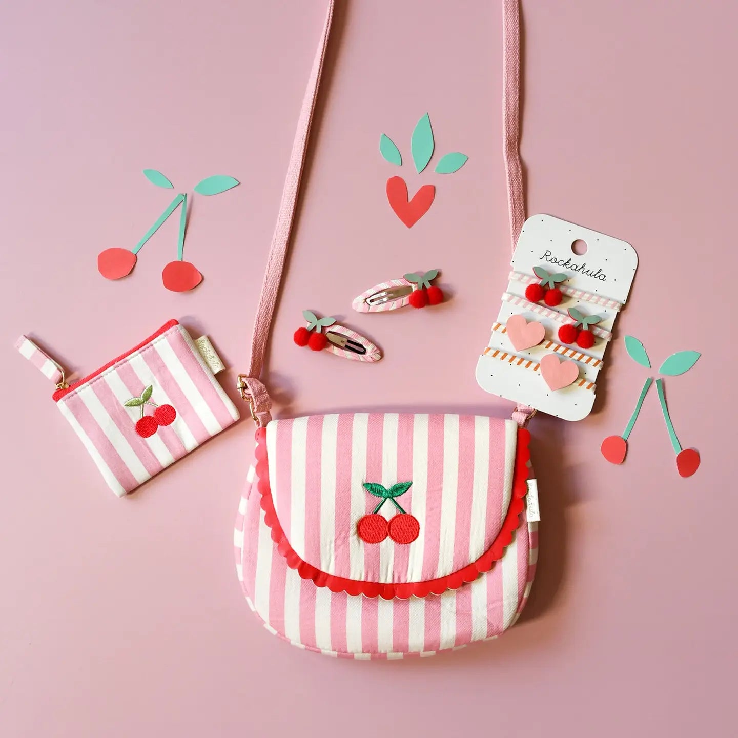 Cherry Kiss Scallop Bag