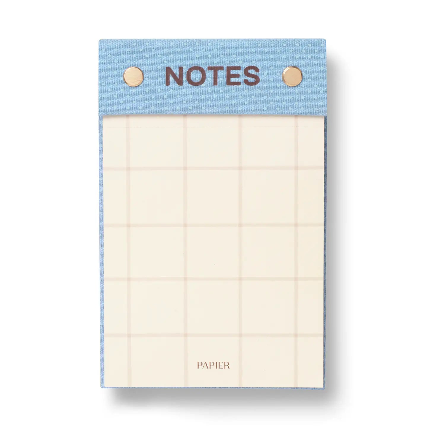 Fabric Hardcover Notepad - Dot & Check