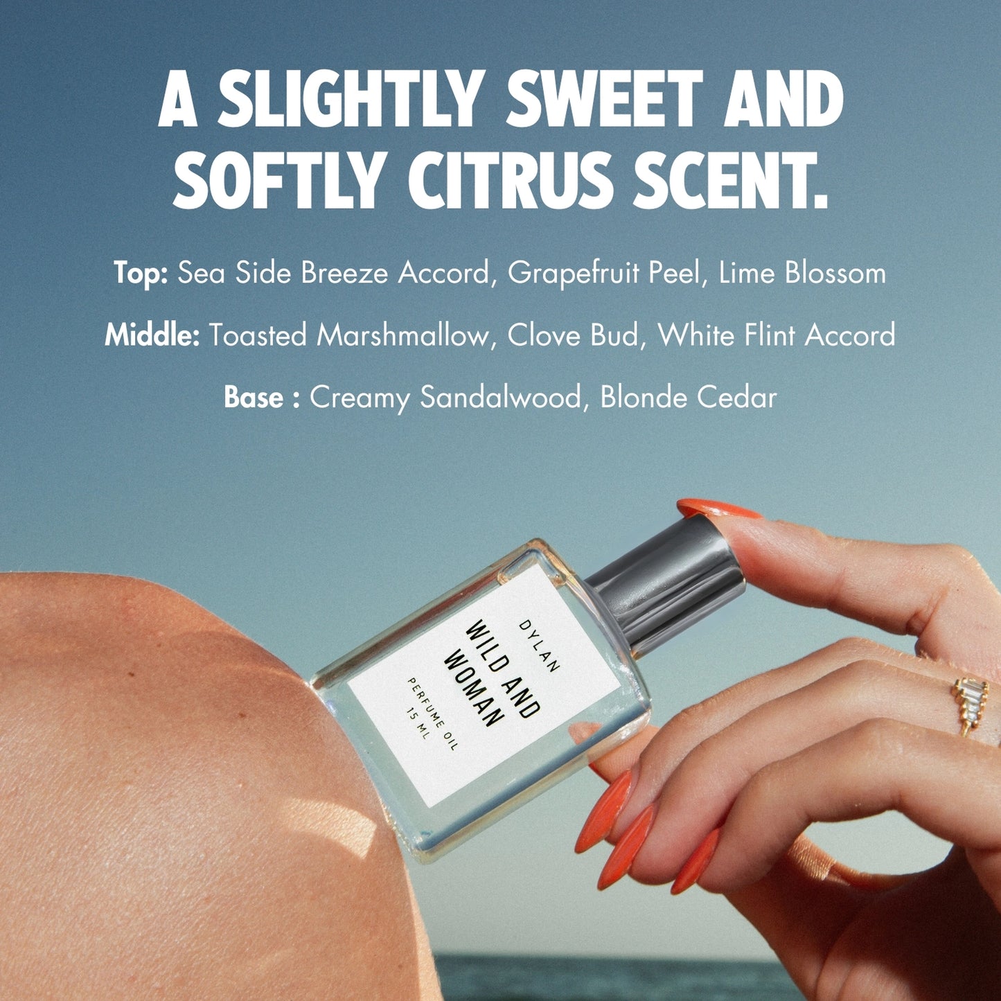 Dylan Perfume Oil - the Traveler - Women's Citrus Scent