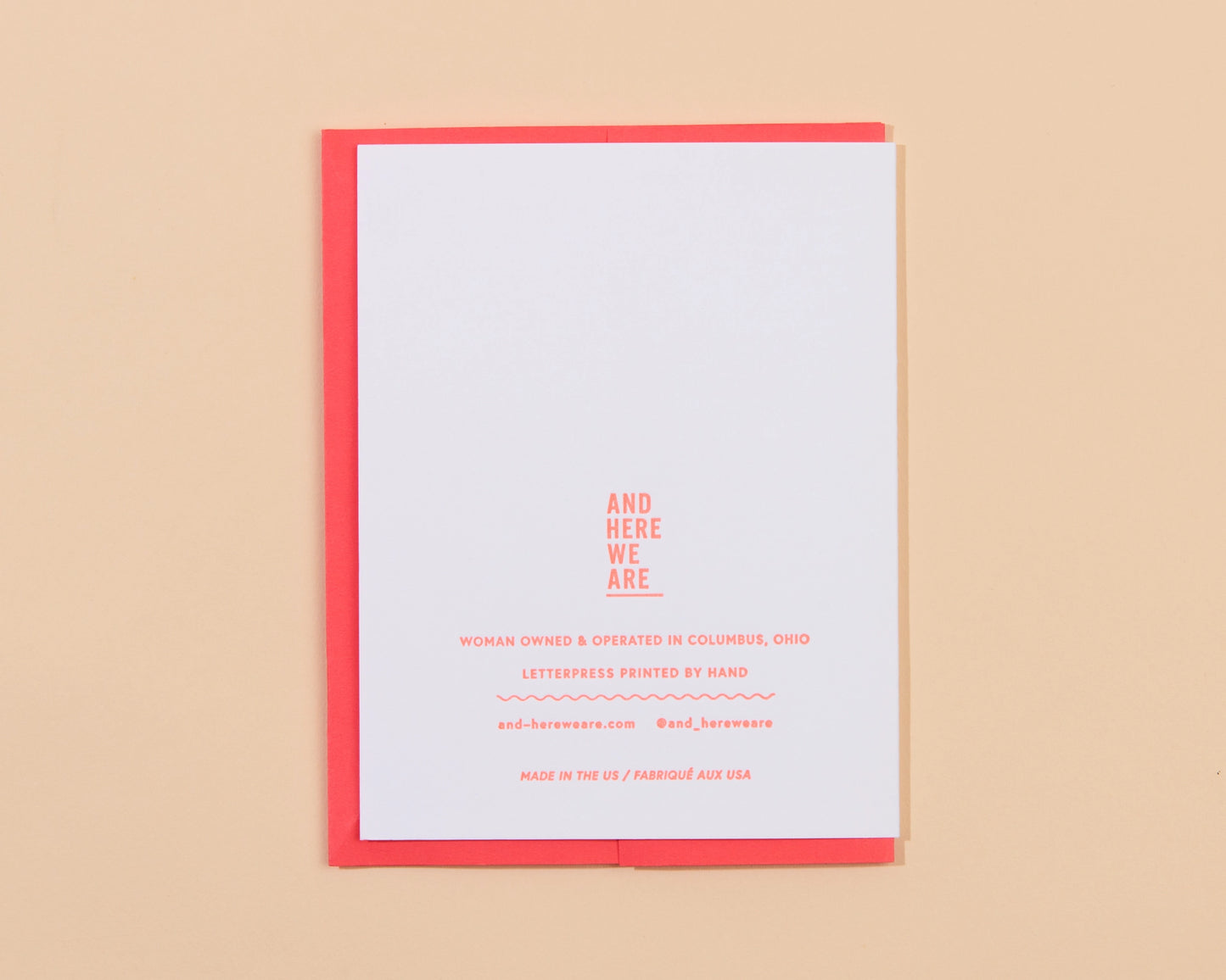 Butter Together Love Letterpress Card