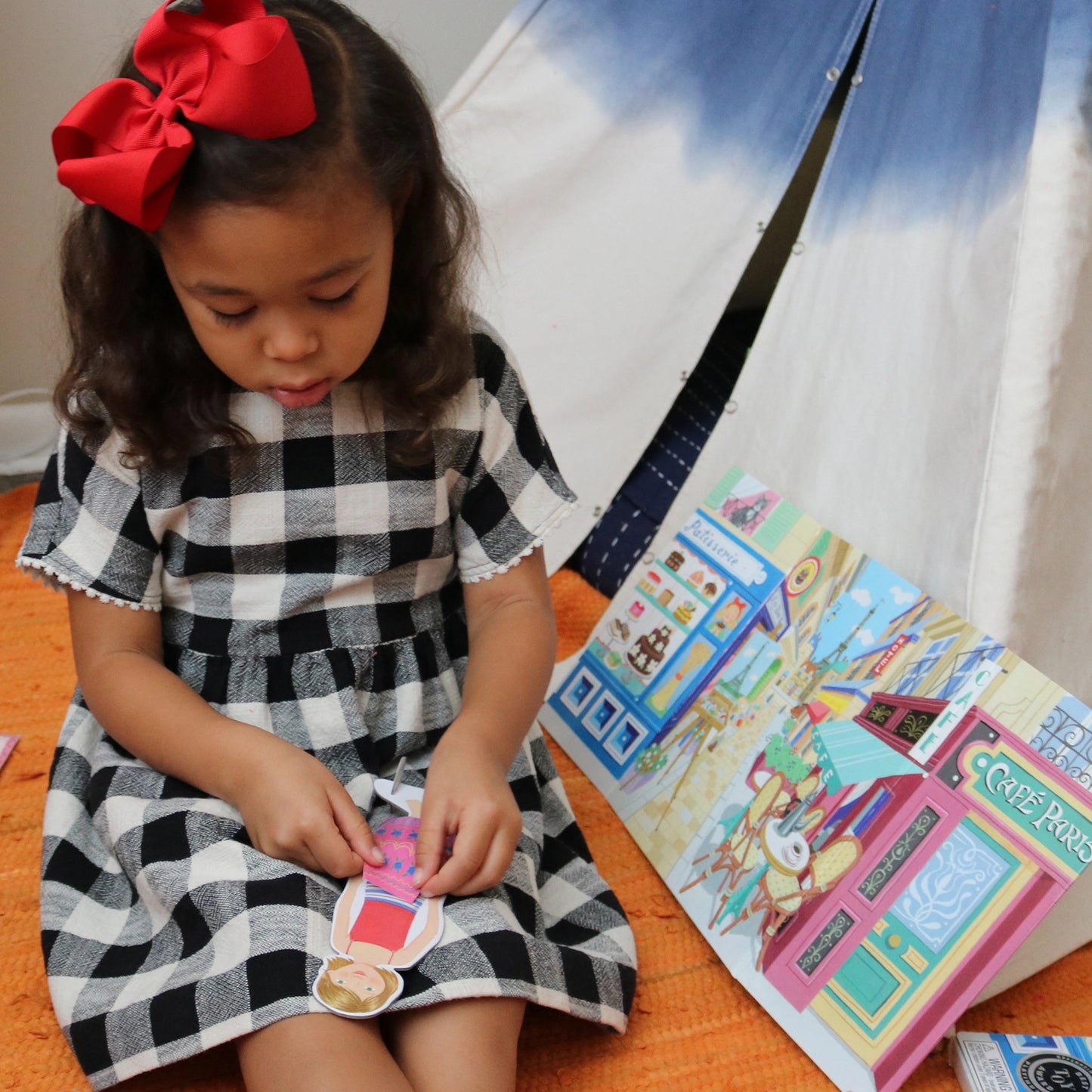 Baker & Painter Paper Doll Set A Day in Paris