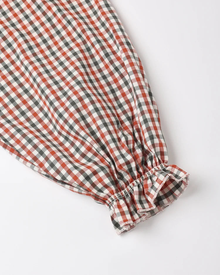 Girl's Nightgown Holiday Gingham