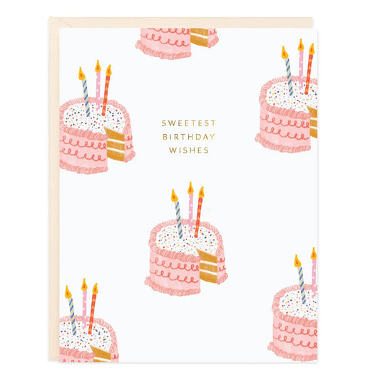 Sweetest Birthday Cake Greeting Card
