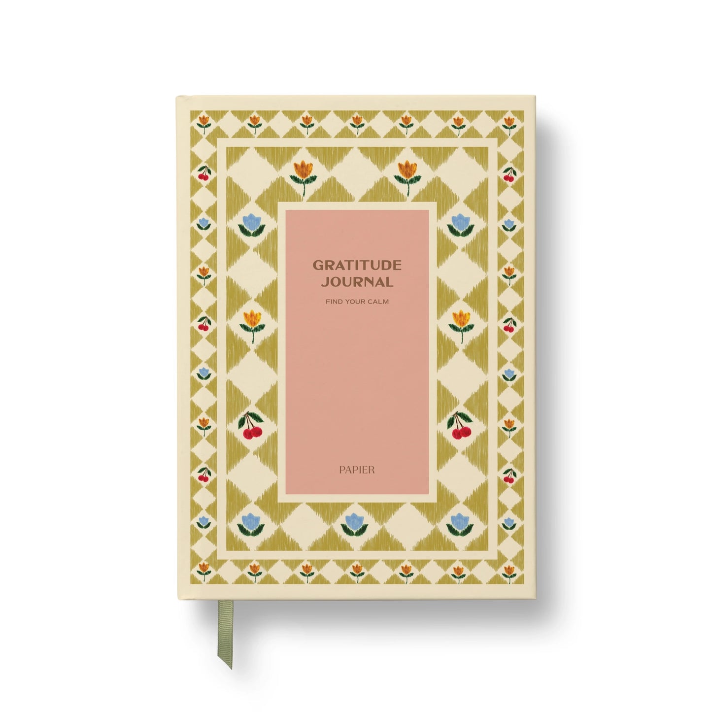 Guided Gratitude Journal, A5 Hardcover - Folk Garden