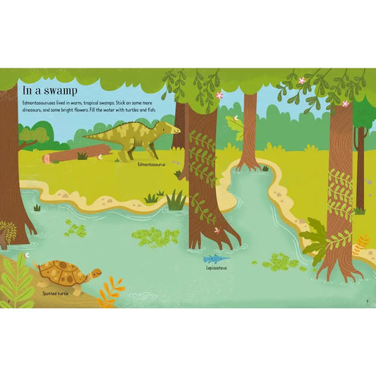 First Sticker Book Dinosaurs