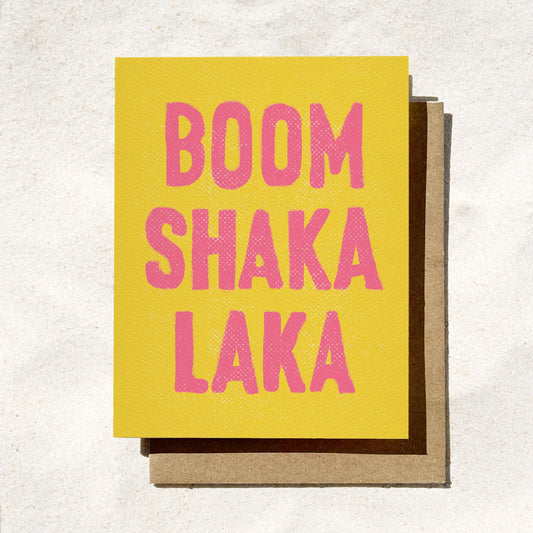 Boom Shaka Laka Card | Funny Congratulations Card | Grads