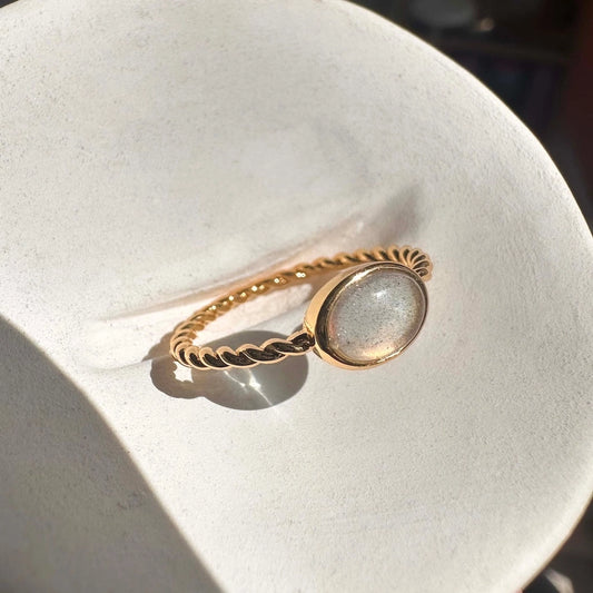 Nebula Labradorite Ring