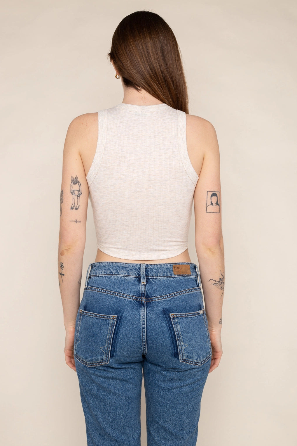 Lula Rib Tank | Crop Length Basic