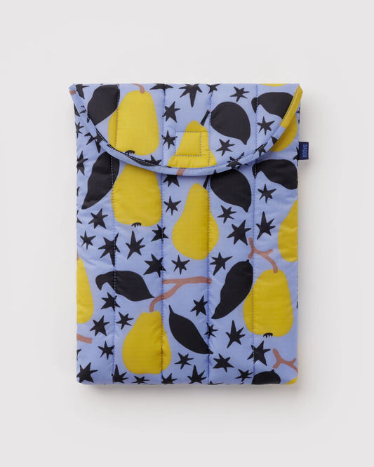 Golden Pears Puffy Laptop Sleeve 13"/14"