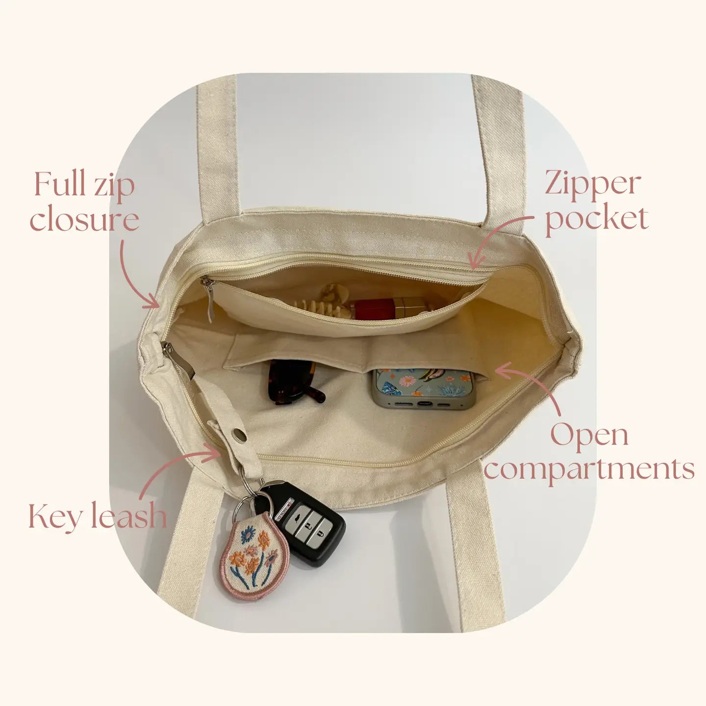 Chai Gingham Tote Bag