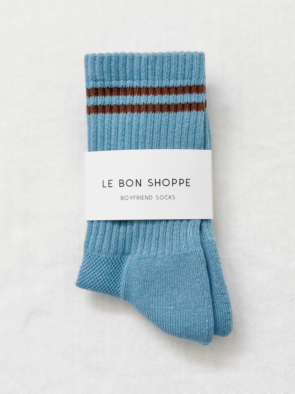 Boyfriend Socks | Powder Blue