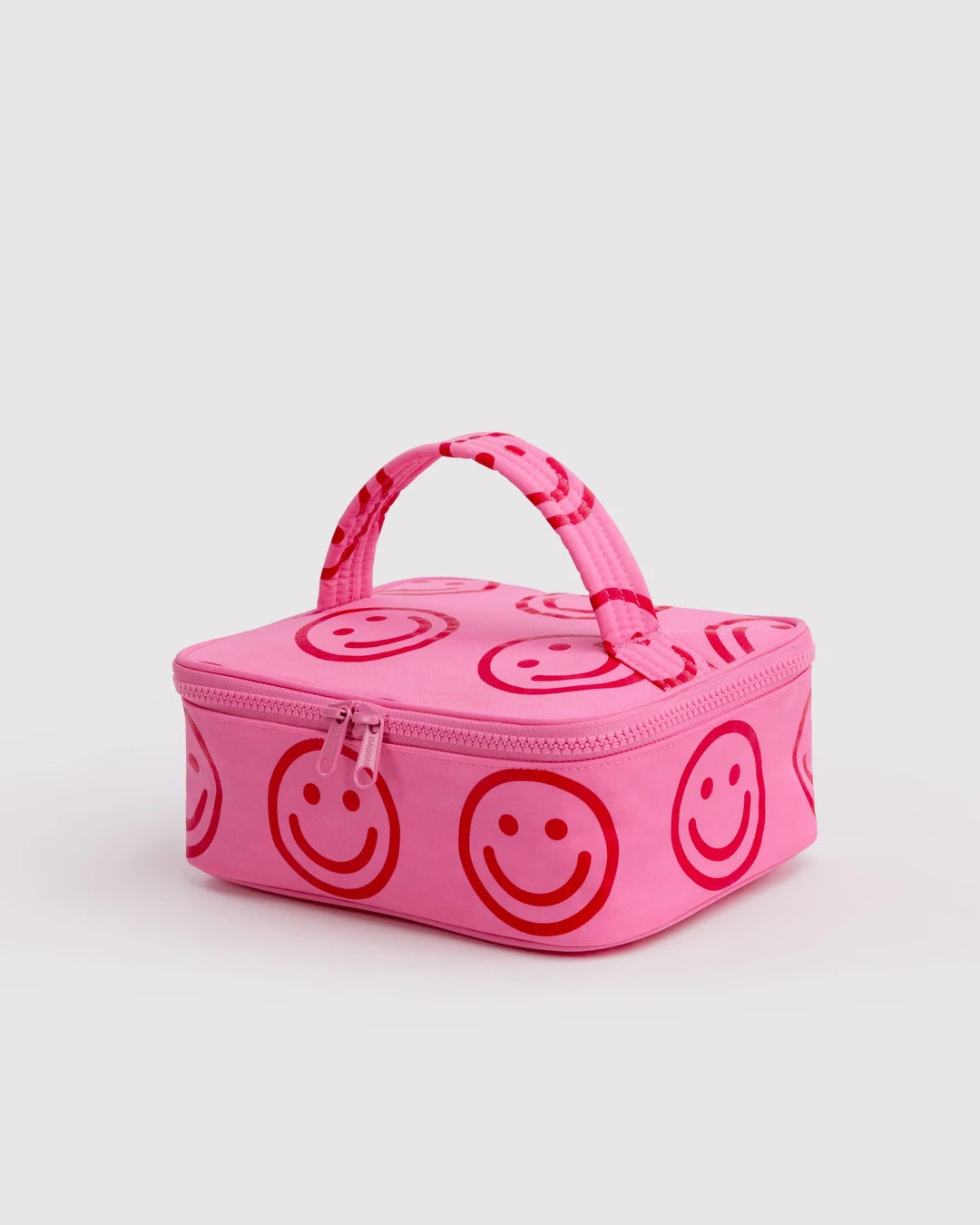 Azalea Pink Happy Small Cosmetic Case