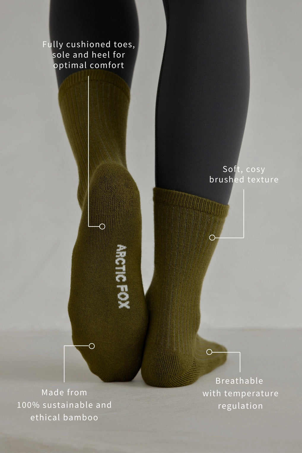 The Everyday Socks - 100% Bamboo - Dark Chocolate