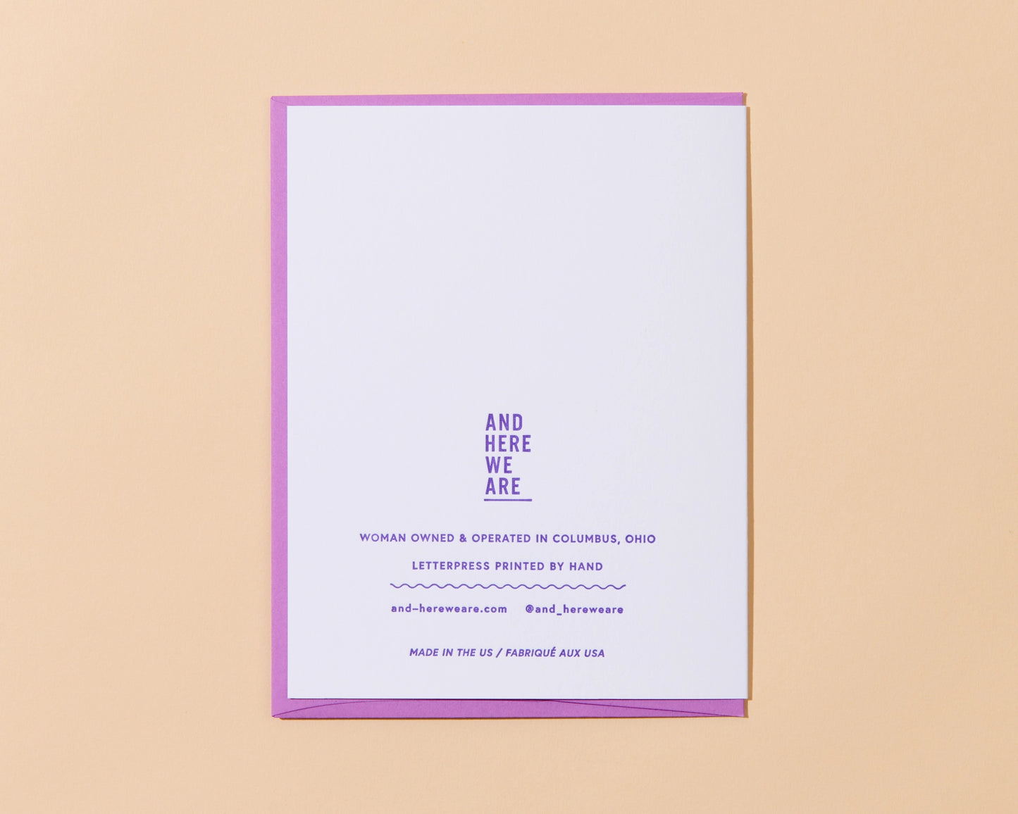 Babe Alert Letterpress Greeting Card - New Baby, Baby Shower- Made in USA