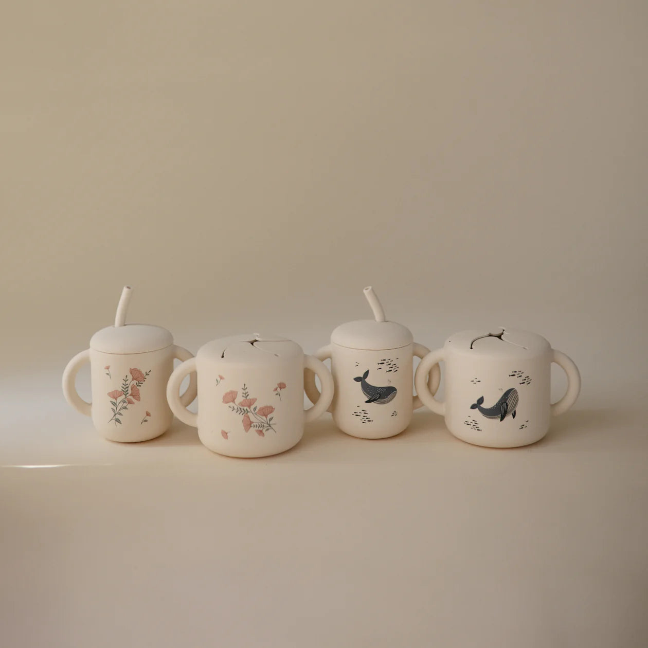 Snack Cup (Pink Flowers)