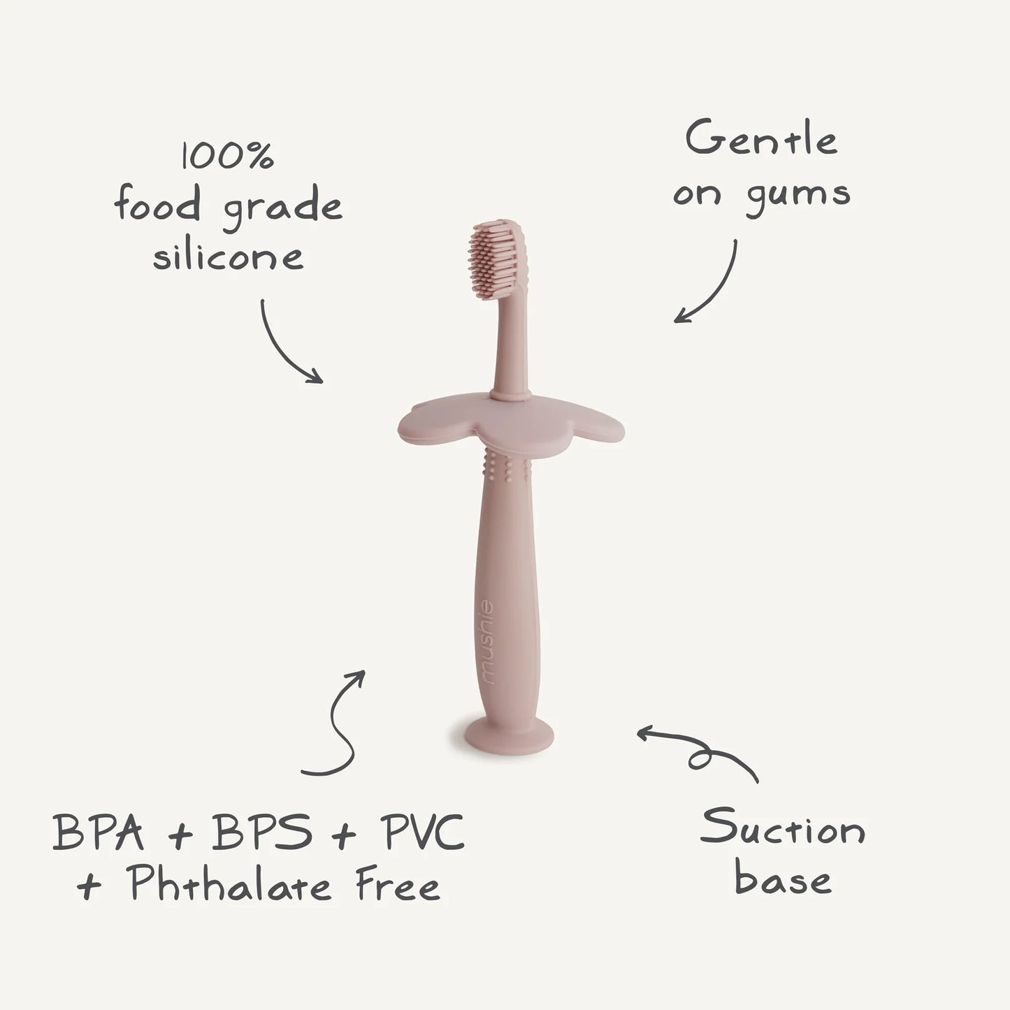 Flower Training Toothbrush - Blush