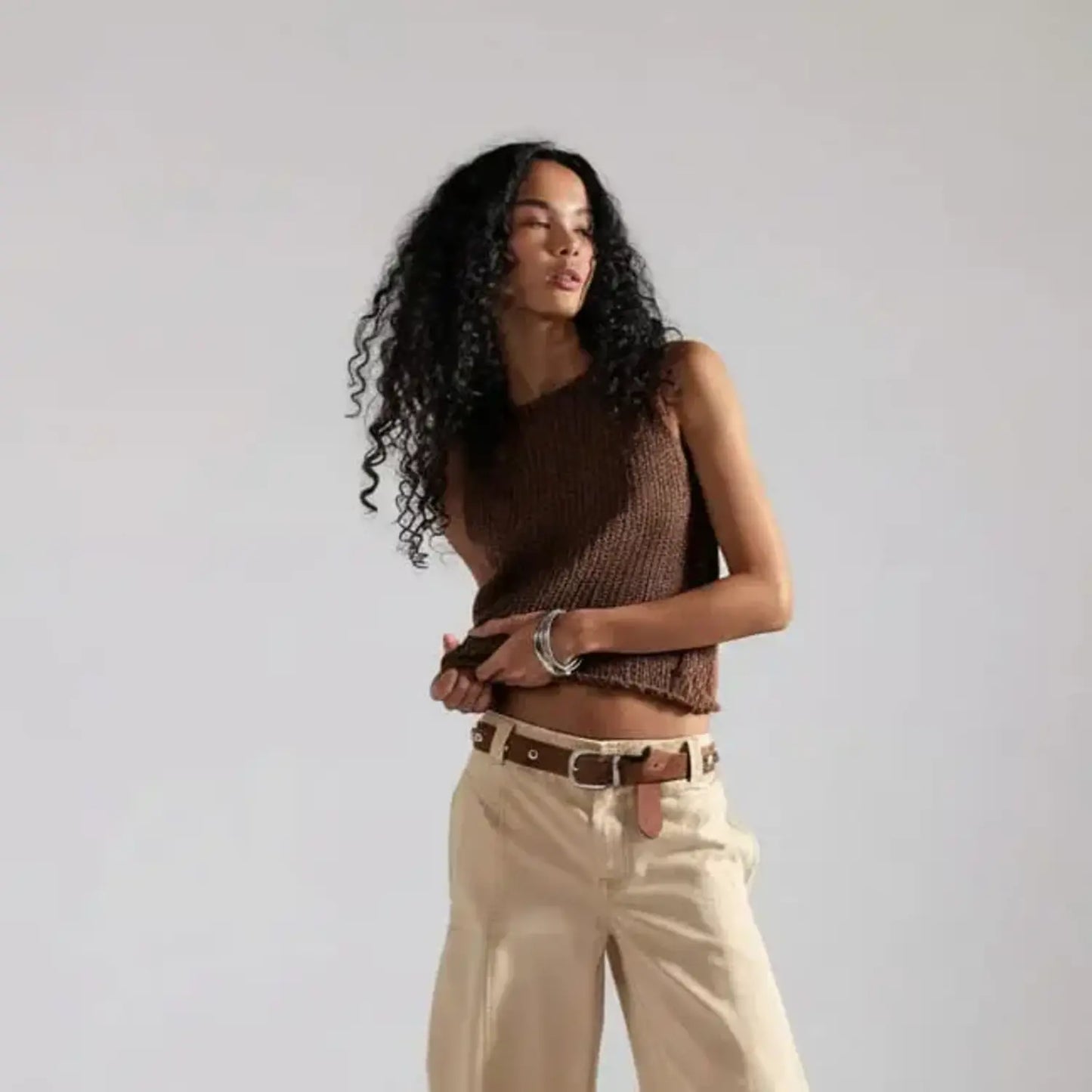 Opal Knit Tank - Emperador