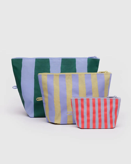 Go Pouch Set (Painted Stripes)