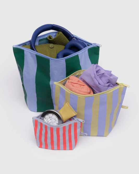 Go Pouch Set (Painted Stripes)