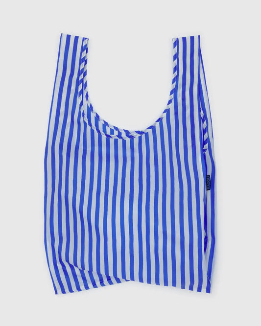 Standard Baggu Reusable Bag (Blue Painted Stripes)