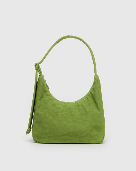 Mini Nylon Shoulder Bag (Green Juice)