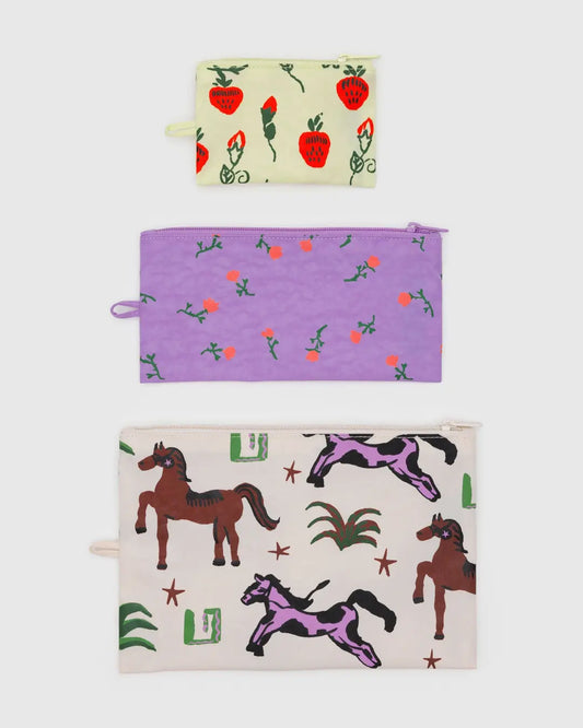 Flat Pouch Set (Painted Prarie)