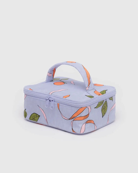 Small Cosmetic Case (Apricots & Ribbons)