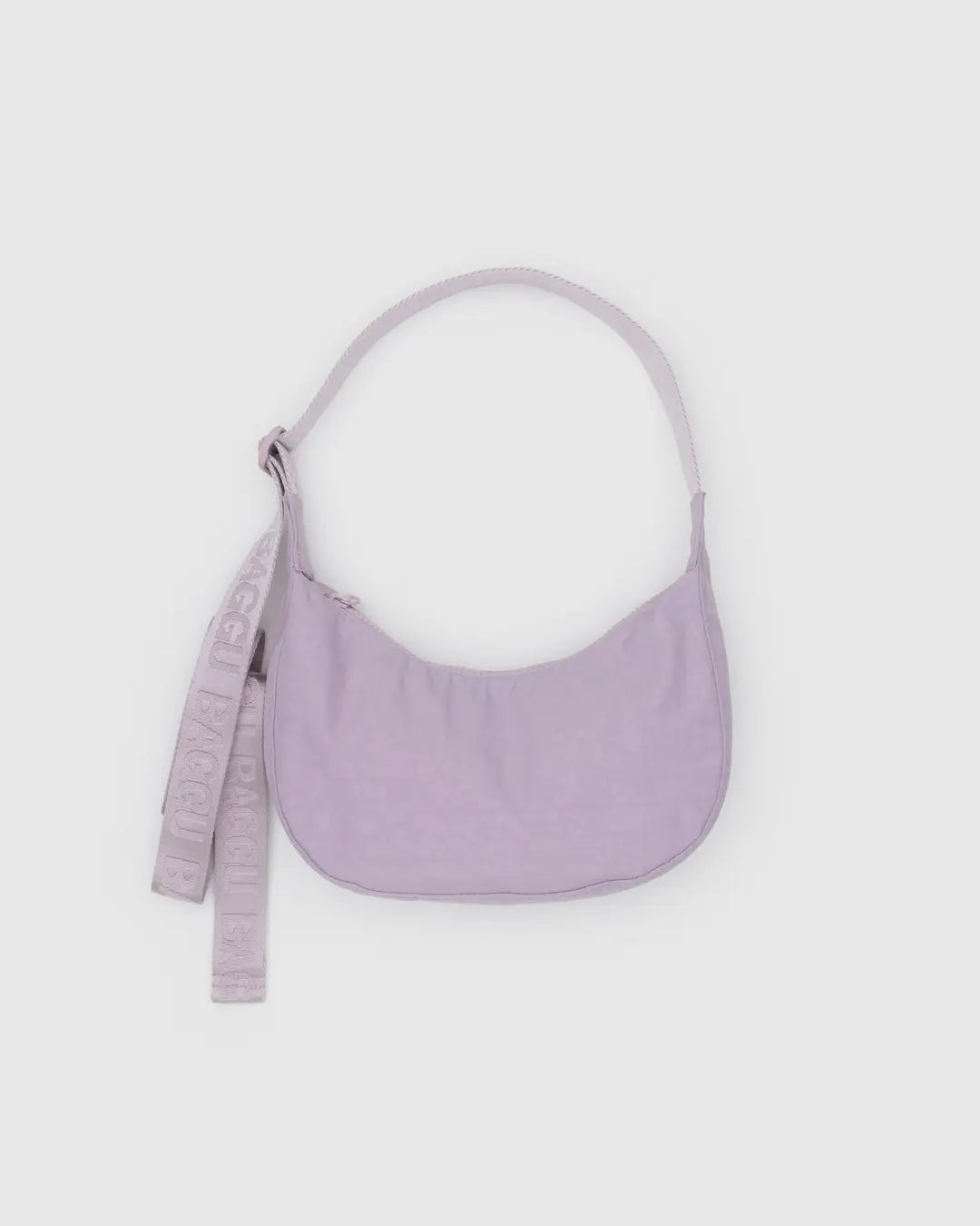 Small Nylon Crescent Bag (Dusty Pink)