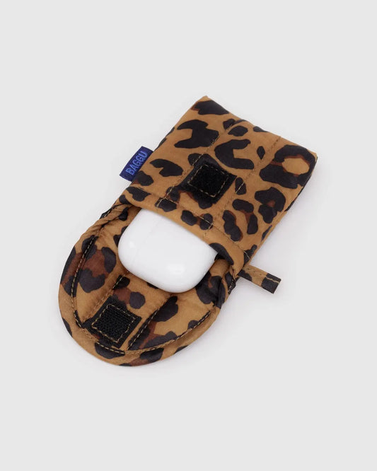 Puffy Earbuds Case (Leopard)