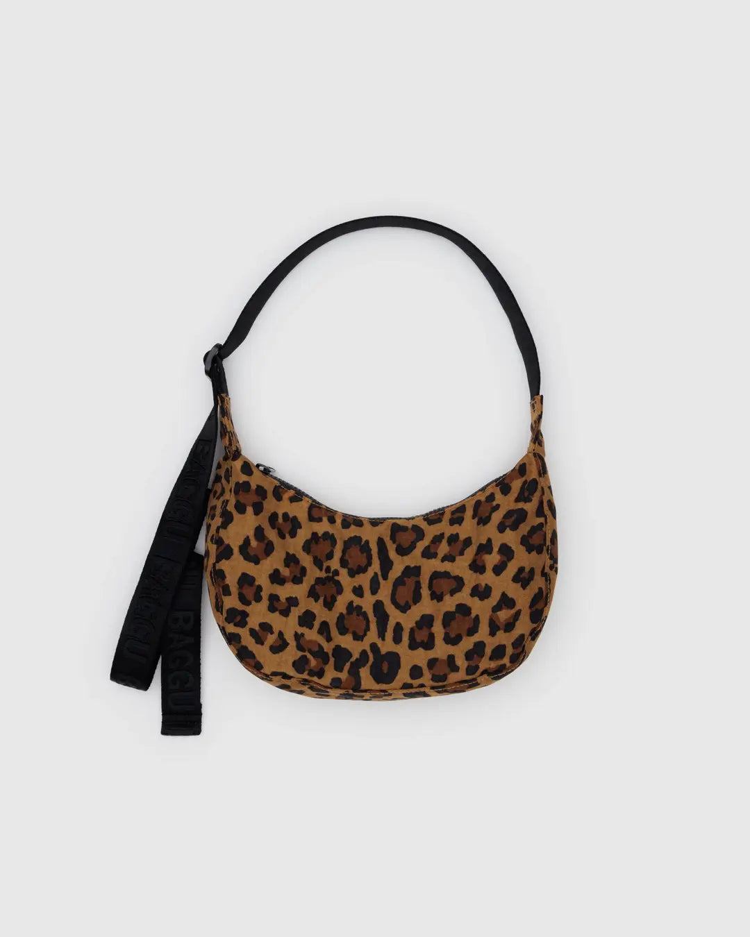 Small Nylon Crescent Bag (Leopard)