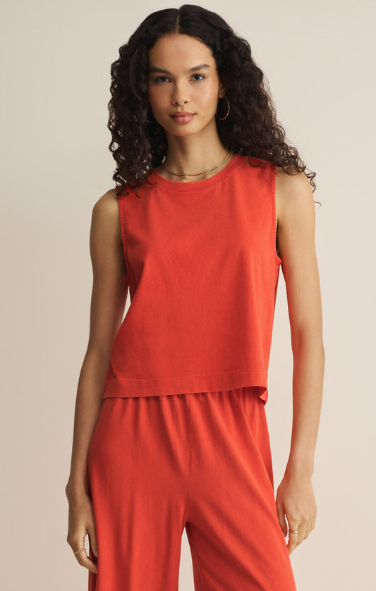 Lychee Sloane Cotton Jersey Tank