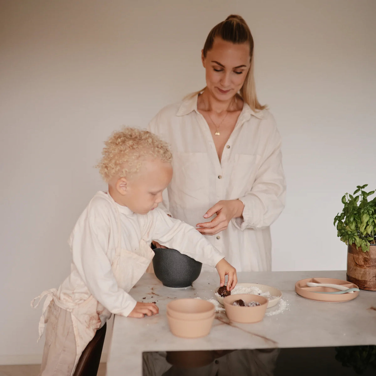 Silicone Suction Bowl | Cloudy Mauve