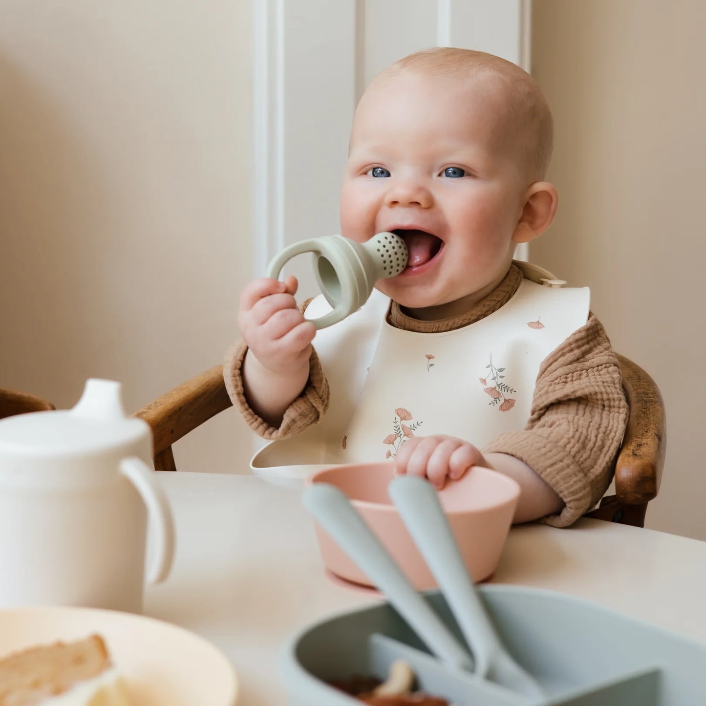 Silicone Fresh Food Feeder 2-Pack | Sage