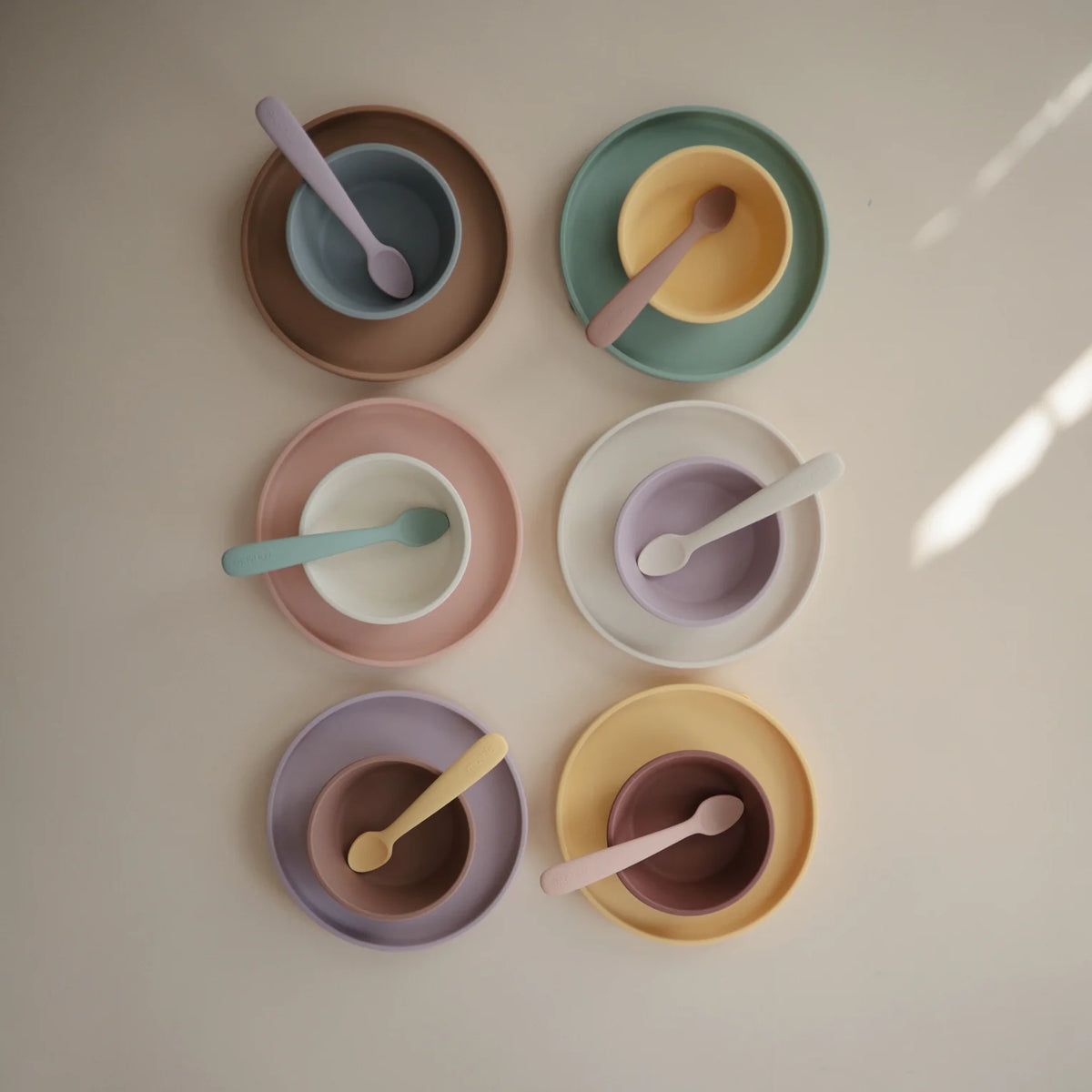 Silicone Suction Bowl | Cloudy Mauve