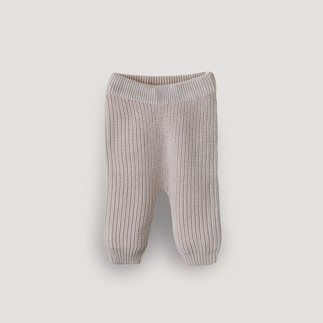 Chunky Knit Pants (Beige)