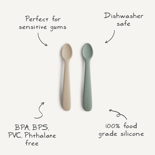 Silicone Feeding Spoons (Daffodil)