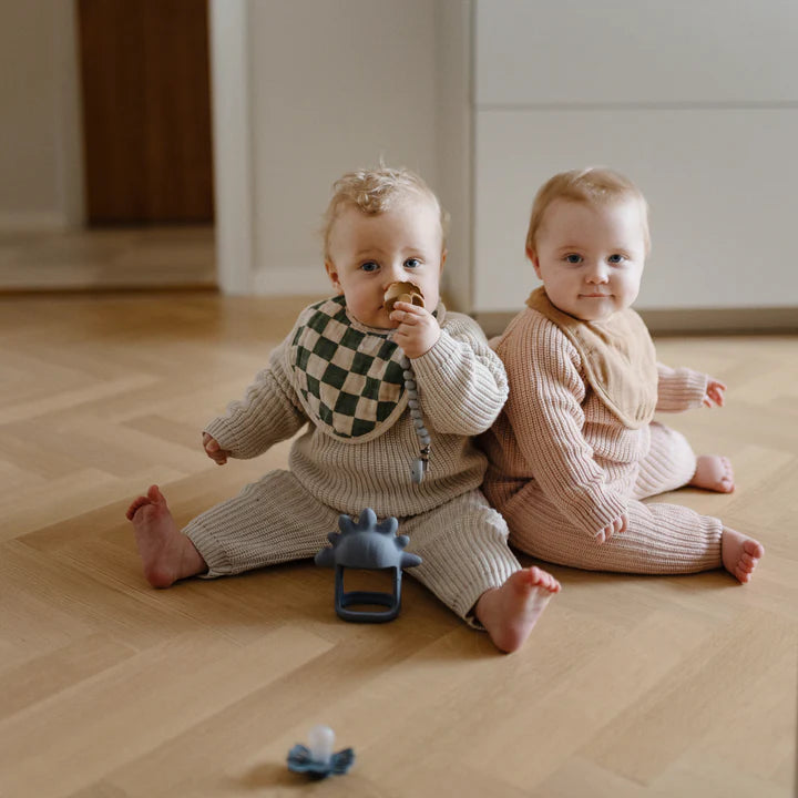 Chunky Knit Pants (Beige)