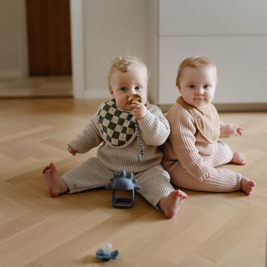 Chunky Knit Pants (Beige)